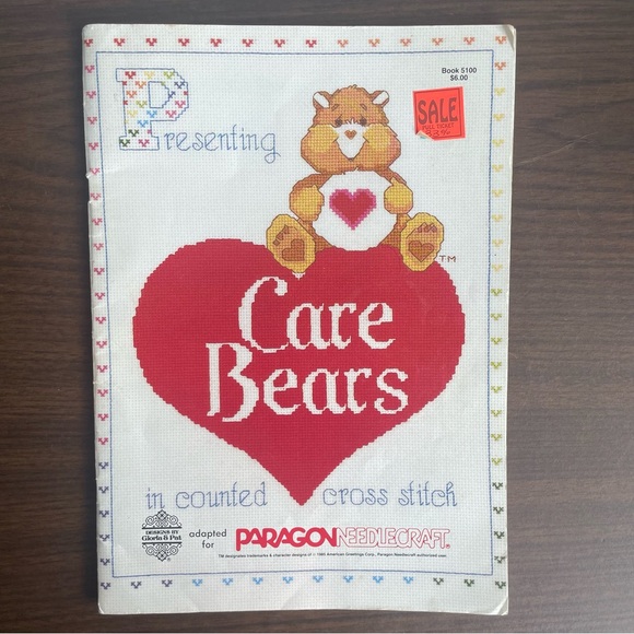 Kit Patchwork Quilt Paragon Care Bears 30x42 - Vintage 1985 - Neuf Complet